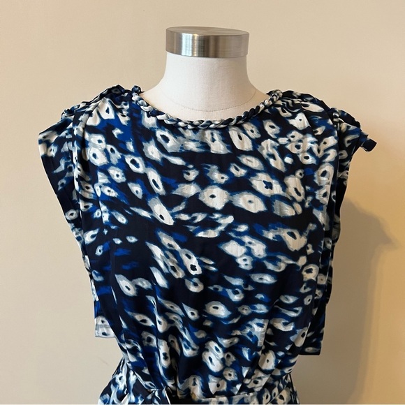 W118 by Walker Baker indigo patterned dress 17359 - Picture 3 of 10